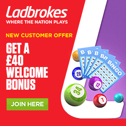 Ladbrokes Bingo Bonus Deposit £10, Play with £40