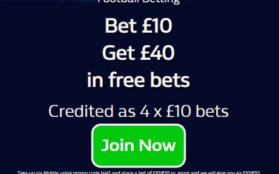 William Hill Free Bet with Promo Code P40
